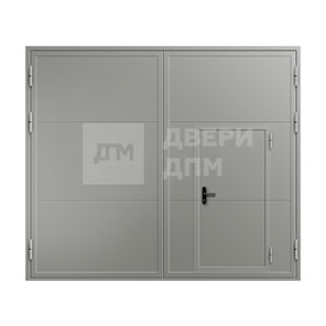 Ворота противопожарные секционные откатные производственные ВПМ-135